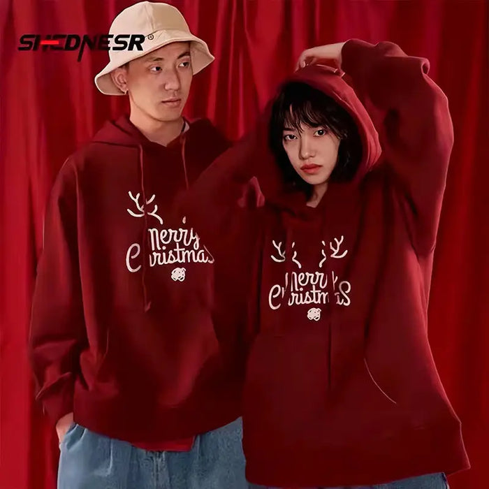 Christmas Streetwear Long Sleeve  Hoodies