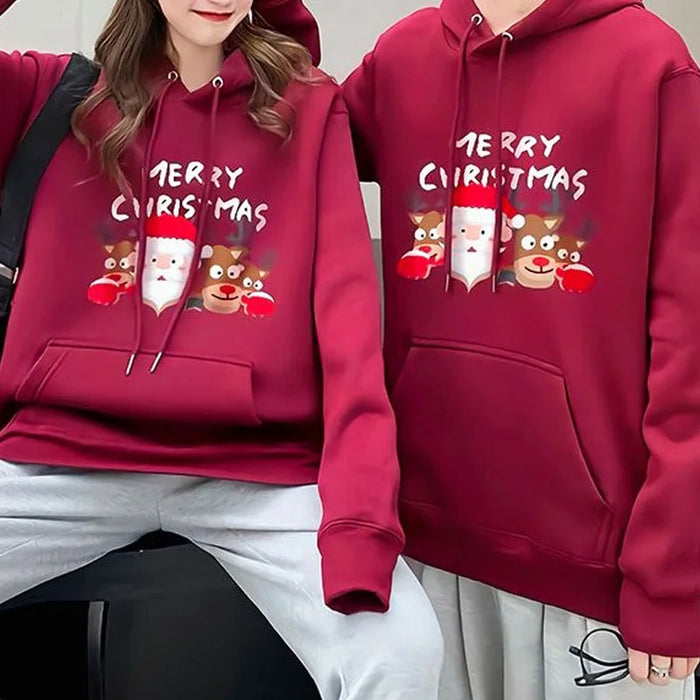 Christmas Streetwear Long Sleeve  Hoodies