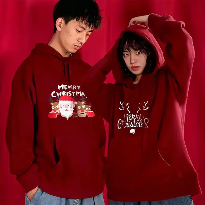 Christmas Streetwear Long Sleeve  Hoodies