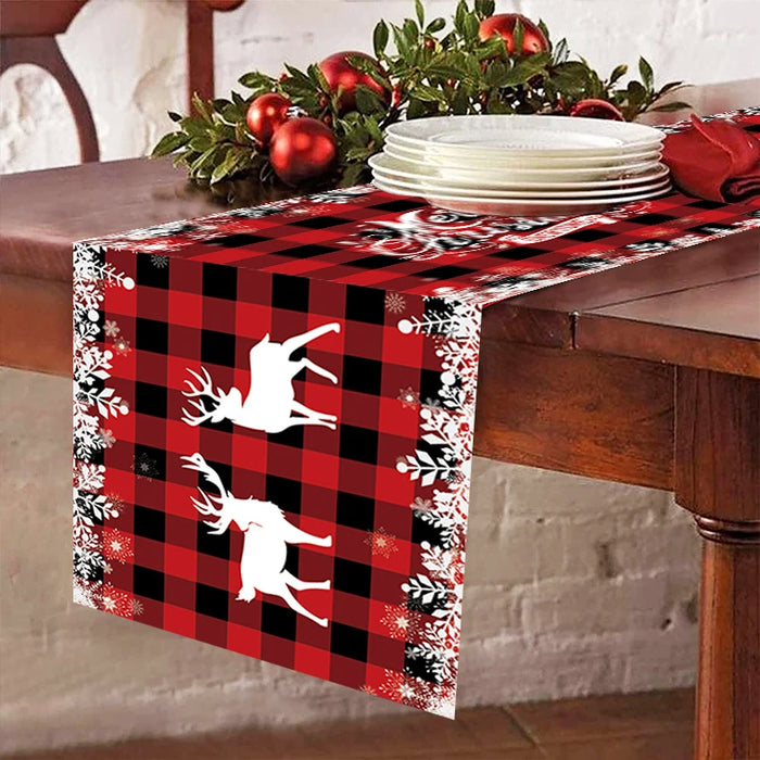 Christmas Table Runner Merry Christmas Decoration