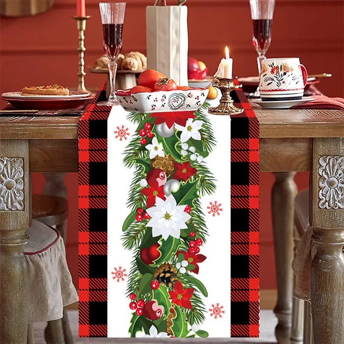 Christmas Table Runner Merry Christmas Decoration