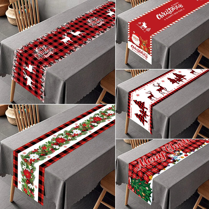 Christmas Table Runner Merry Christmas Decoration