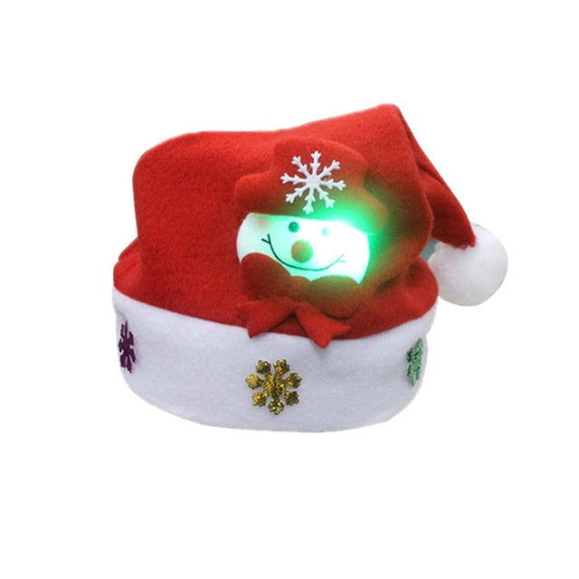 Merry Christmas Hat Light Up LED