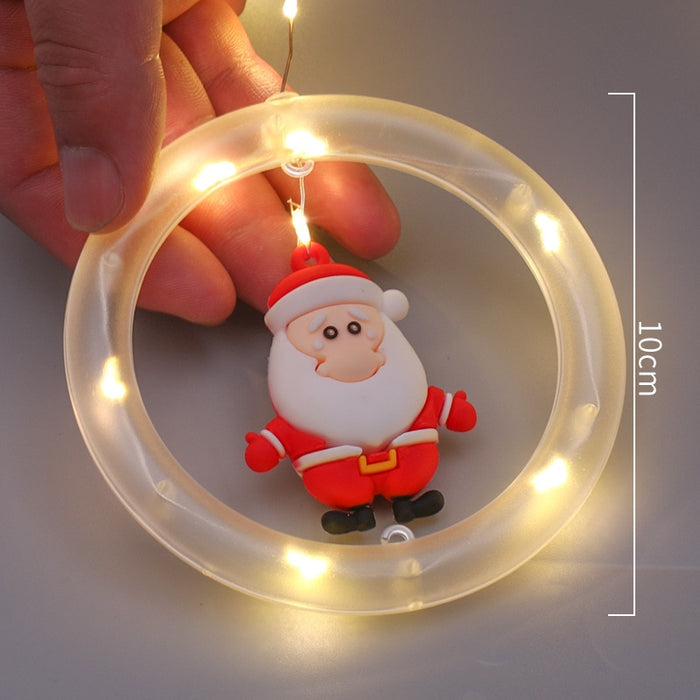 Merry Christmas Santa Claus LED Curtain Light