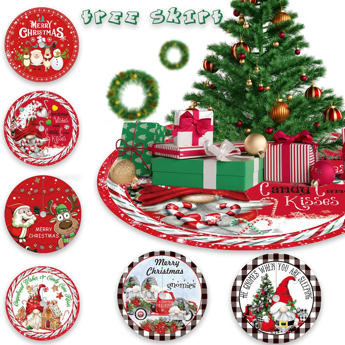 120CM Christmas tree skirt ornaments