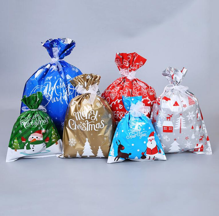 30PCS Drawstring Gift Bags Christmas Party