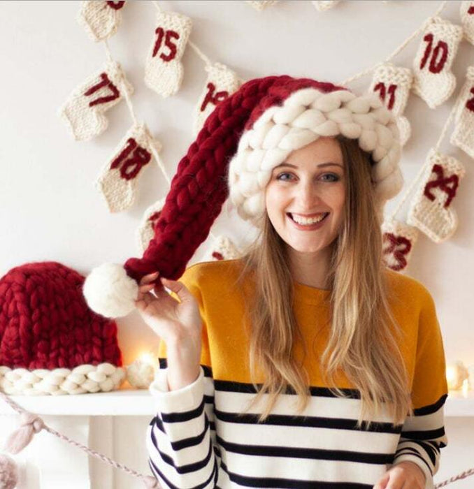 Knitted Christmas Hat/Creative Santa Hat