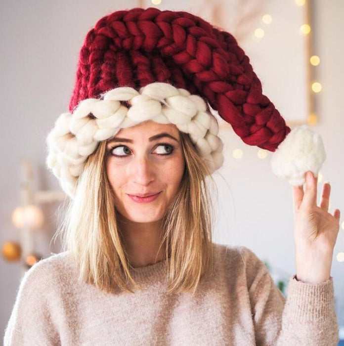 Knitted Christmas Hat/Creative Santa Hat