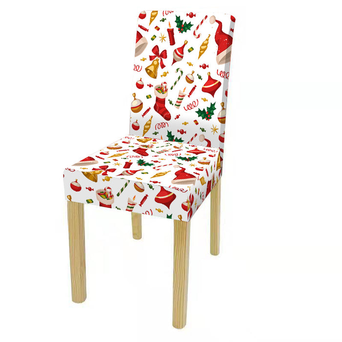 New Christmas Chair Cover Digital Print Christmas Chair Cover Christmas Dining Chair Cover Decorative Chair Cover