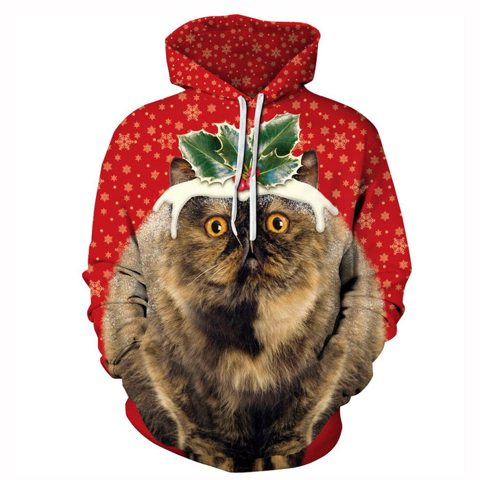 Christmas   Unisex Casual Pullover Hoodies