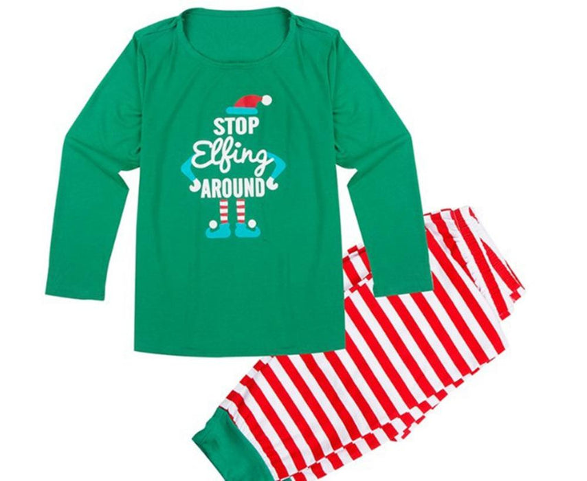 Family Christmas Pajamas Set Family Matching Clothes 2019 Xmas Clothes Adult Kids Pajamas Set Baby Romper Sleepwear