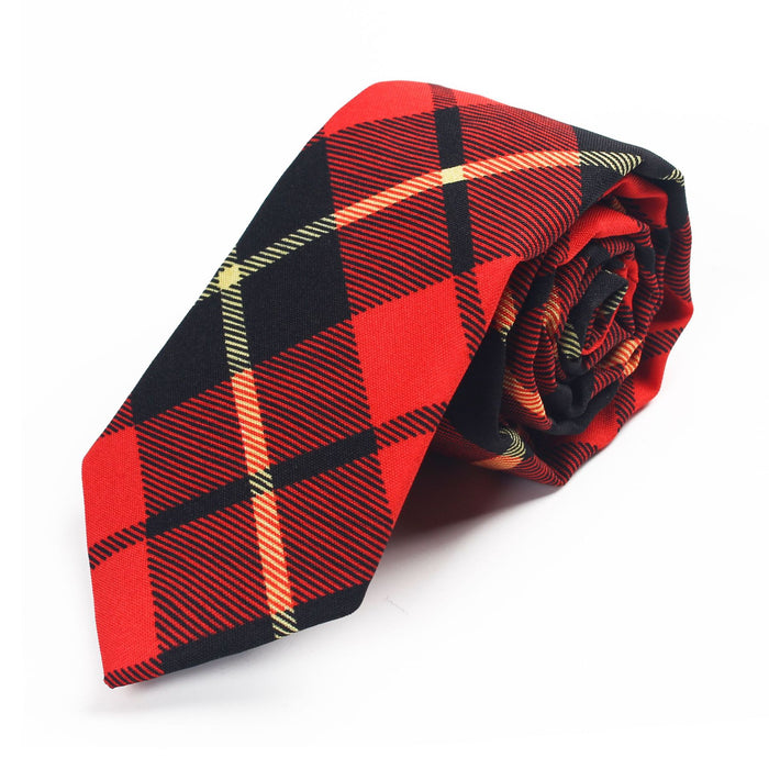 Nordic Style Cartoon Pattern Polyester Silk Print Christmas Tie