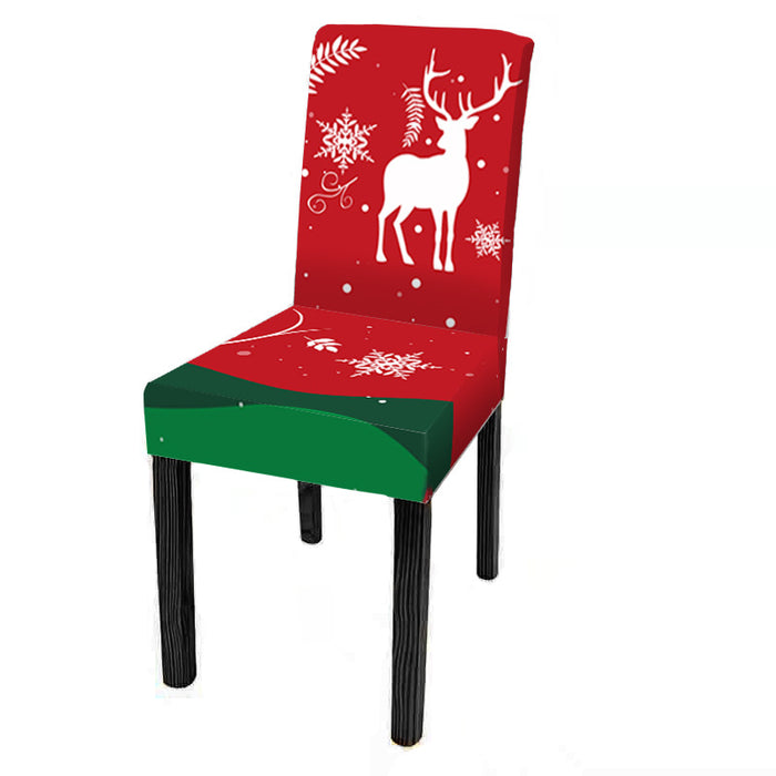 New Christmas Chair Cover Digital Print Christmas Chair Cover Christmas Dining Chair Cover Decorative Chair Cover