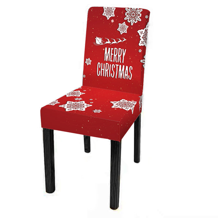 New Christmas Chair Cover Digital Print Christmas Chair Cover Christmas Dining Chair Cover Decorative Chair Cover