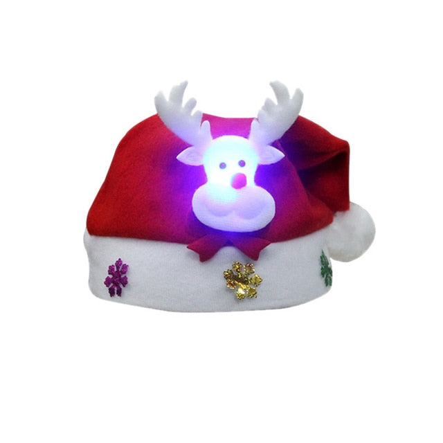 Merry Christmas Hat Light Up LED