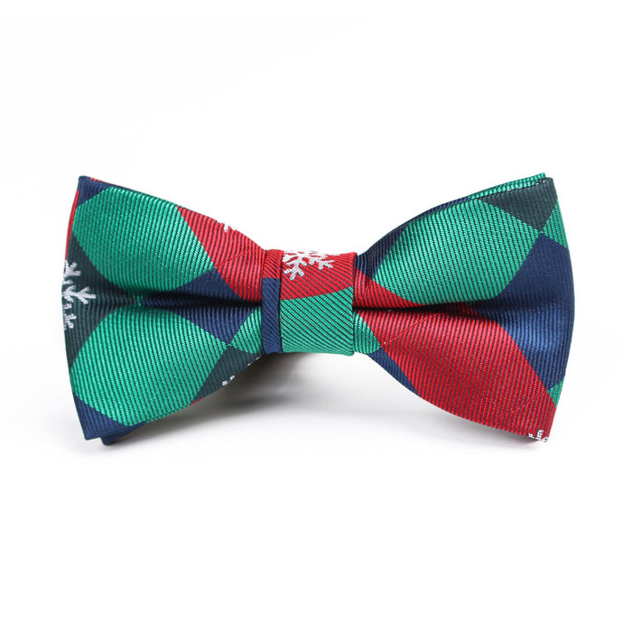 Children's Bow Tie Student Christmas Bow Tie Polyester Jacquard Christmas Gift Elastic Children's Bow Tie