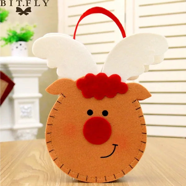 15x18cm Christmas Santa Claus Candy Bag