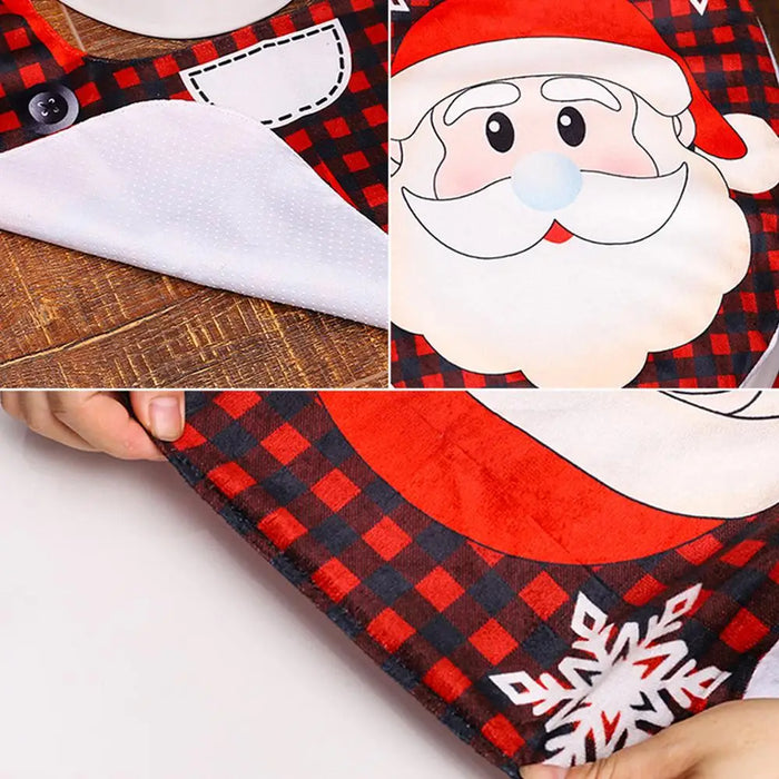 Santa Claus Snowman Reindeer Christmas Toilet Cover Merry Christmas Decor