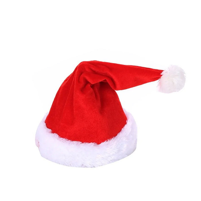 Merry Christmas Singing Dancing Moving Santa Hat Funny Hat Xmas Gift For Child New Year Cap Merry Christmas Decoration Xmas Cap