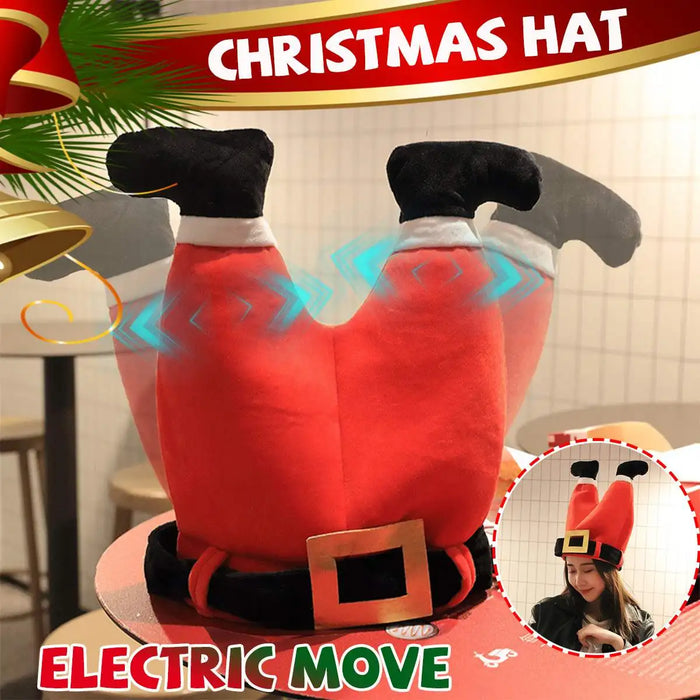 Christmas Santa Claus Hat Electric Moving Pants Hat