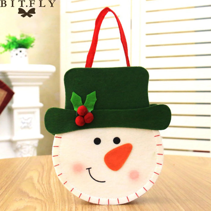 15x18cm Christmas Santa Claus Candy Bag