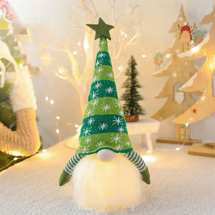 Christmas Faceless Gnome LED Santa Xmas Tree Hanging Ornament Doll Decoration For Home Pendant Gifts Ornaments Party Navidad