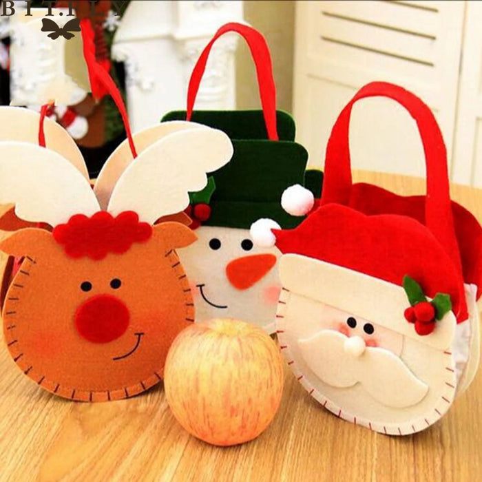 15x18cm Christmas Santa Claus Candy Bag