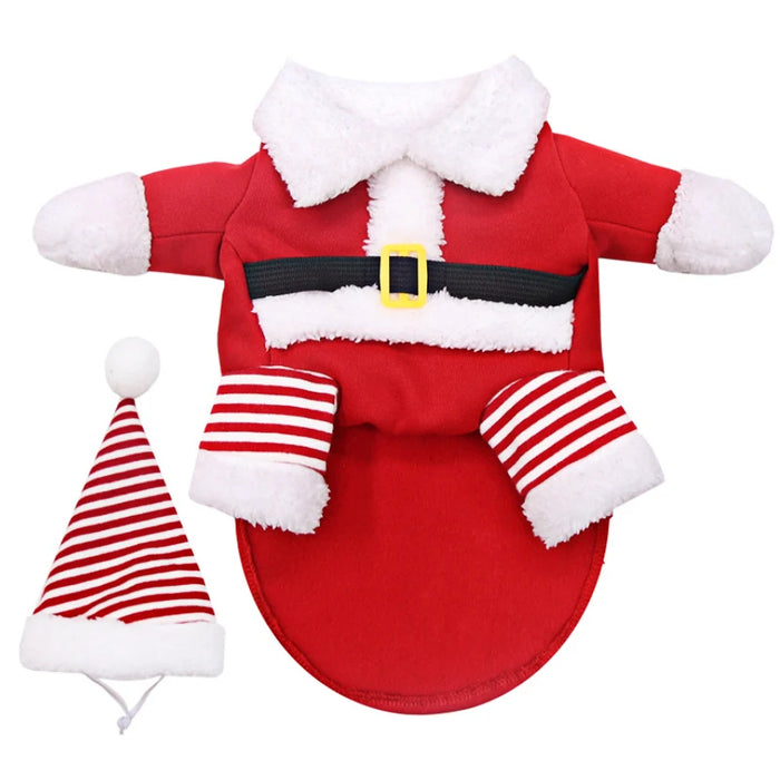 Christmas Dog Clothes For Small Large Dogs Pet Cat Costume