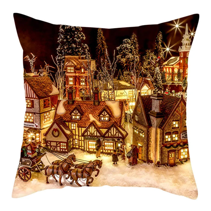 Christmas Style Animals Cushion Cover