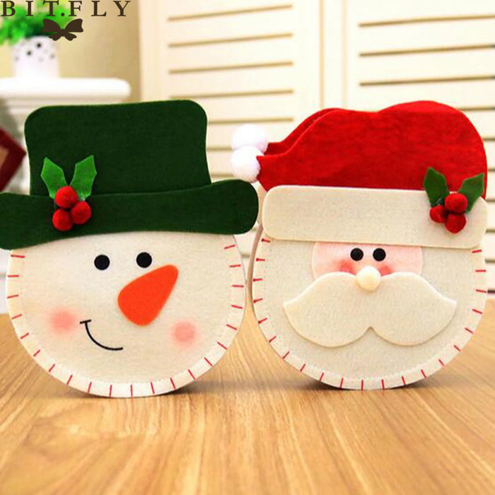 15x18cm Christmas Santa Claus Candy Bag