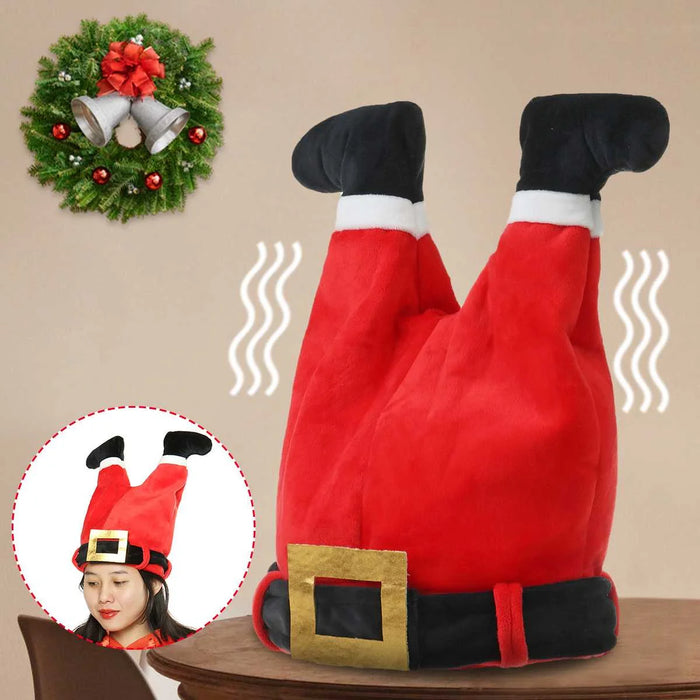 Christmas Santa Claus Hat Electric Moving Pants Hat