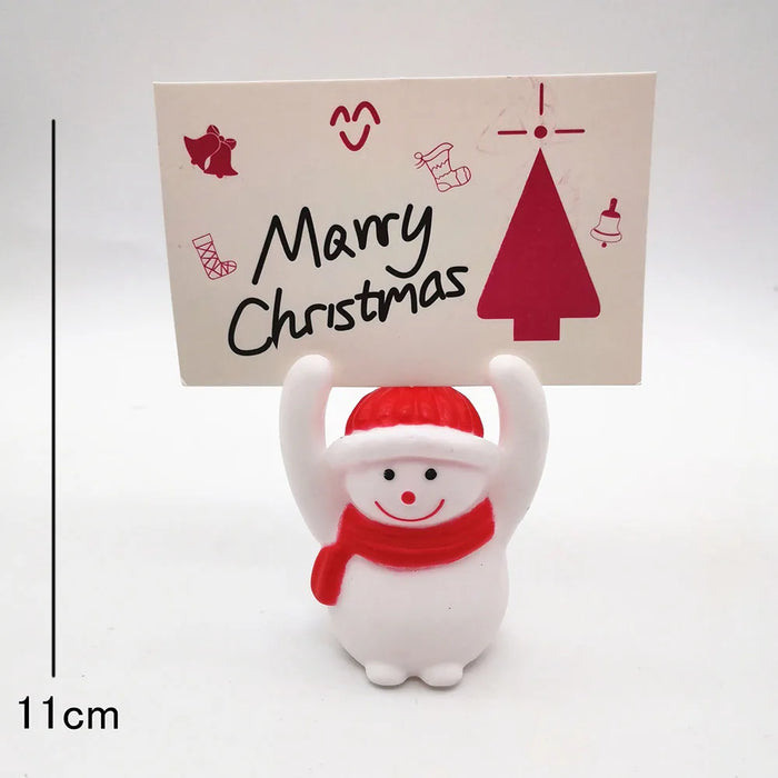 Christmas Santa Figurine Kids Toys Cake Decoration Snowman Sika Deer Doll Christmas Tree Children's Birthday Gift Props