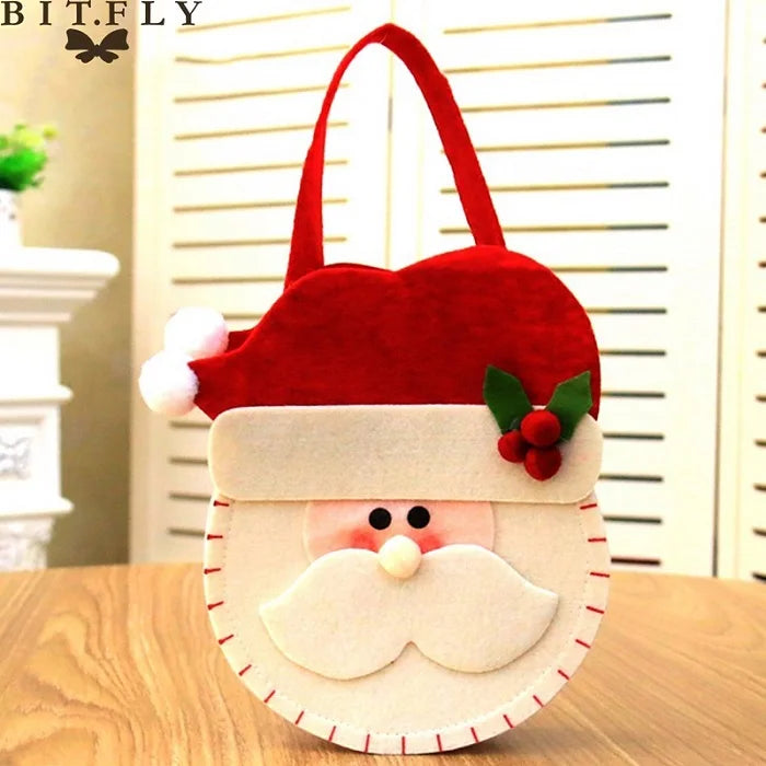 15x18cm Christmas Santa Claus Candy Bag