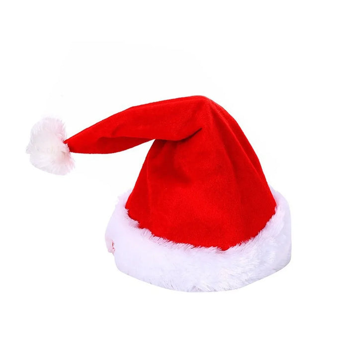 Merry Christmas Singing Dancing Moving Santa Hat Funny Hat Xmas Gift For Child New Year Cap Merry Christmas Decoration Xmas Cap