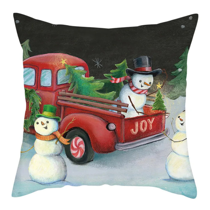 Christmas Style Animals Cushion Cover