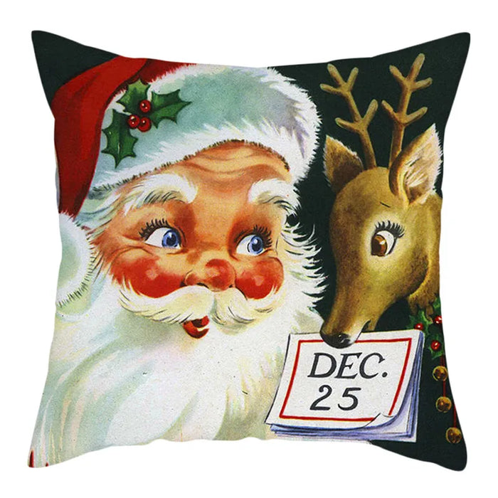 Christmas Style Animals Cushion Cover