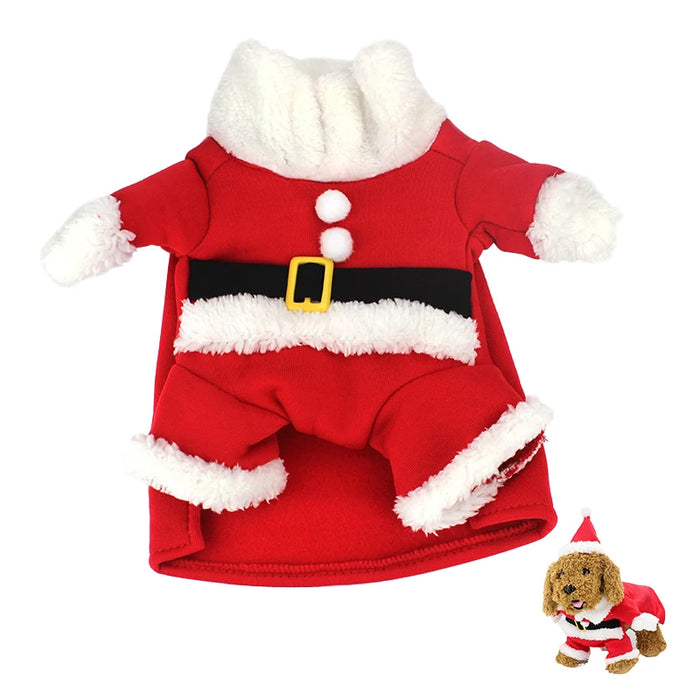 Christmas Dog Clothes For Small Large Dogs Pet Cat Costume