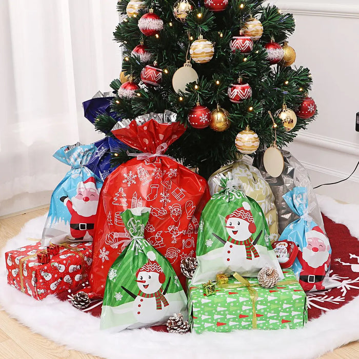 30PCS Drawstring Gift Bags Christmas Party