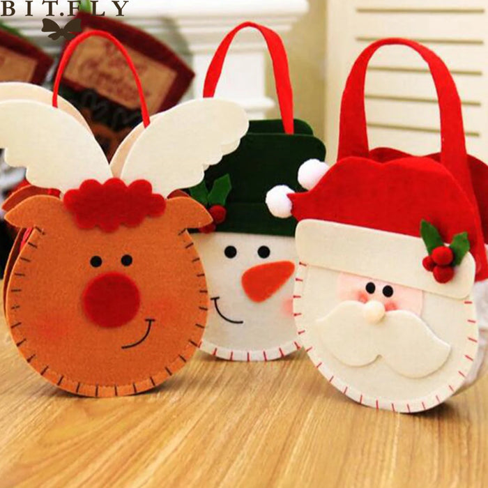 15x18cm Christmas Santa Claus Candy Bag