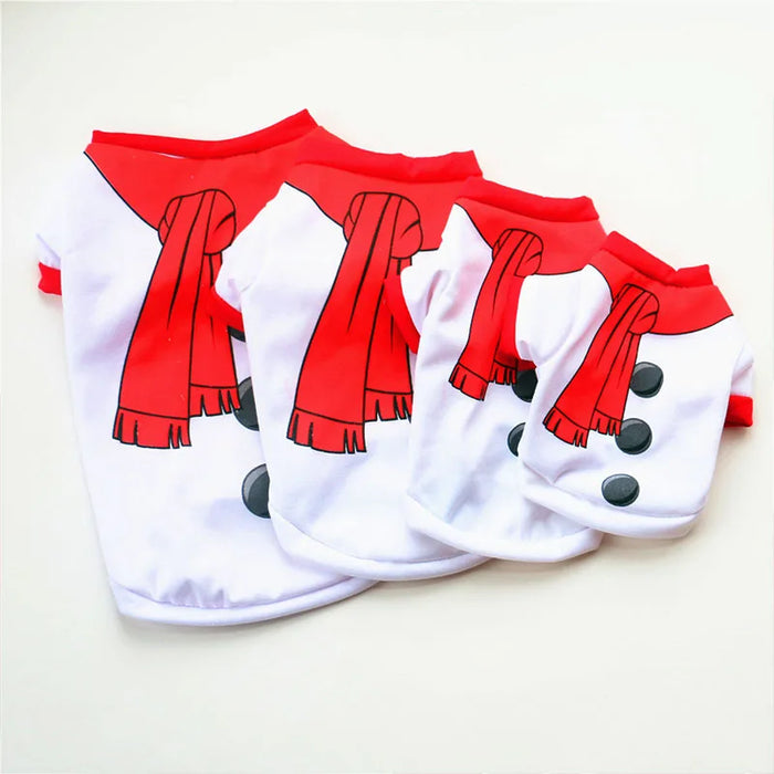 Christmas Dog Clothes Cotton Pet Clothing