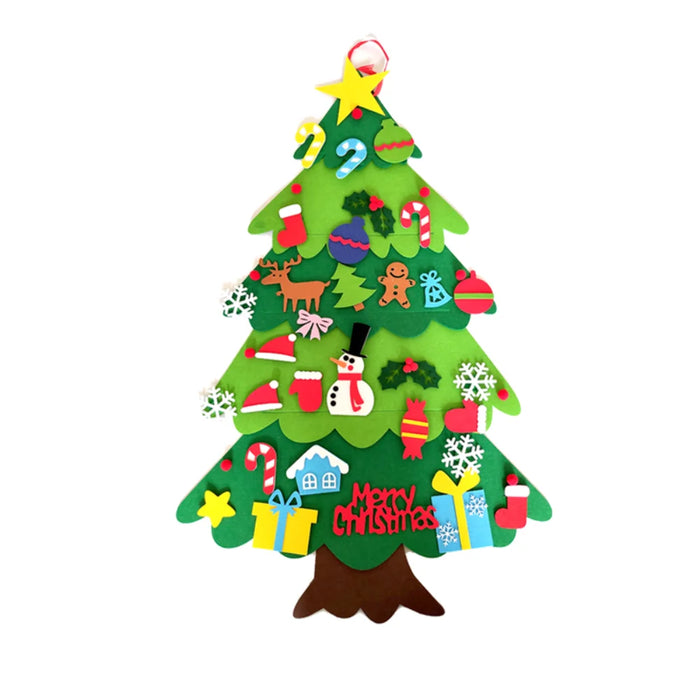 Kids DIY Felt Christmas Tree Merry Christmas Decorations