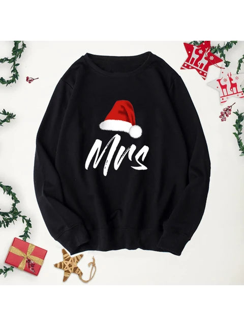 Merry Christmas Couple Sweatshirts Mr and Mrs