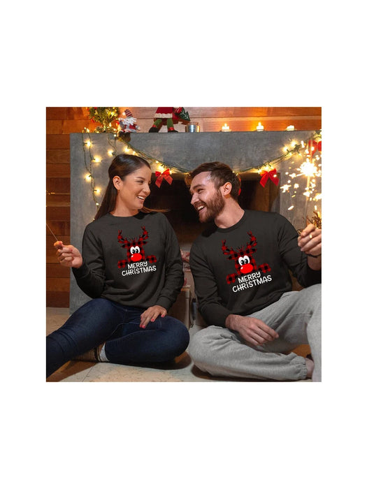 Merry Christmas Couple Sweatshirts Mr and Mrs