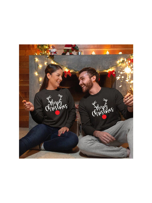 Merry Christmas Couple Sweatshirts Mr and Mrs