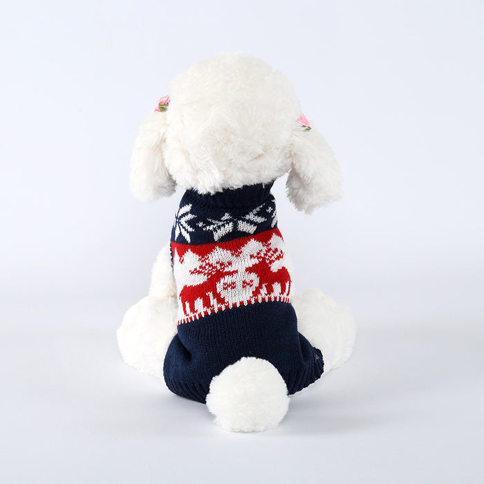 Fashion Personalized Christmas Dog Knitted Sweater