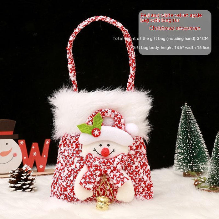 Christmas Apple Gift Bag Packing Box