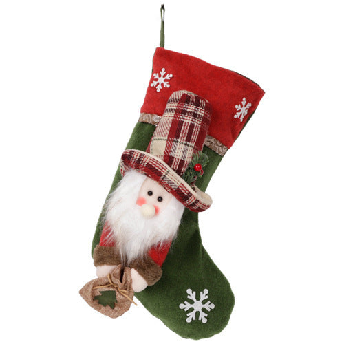 Christmas Decorations Candy Socks Gift Bag Hanging Ornaments