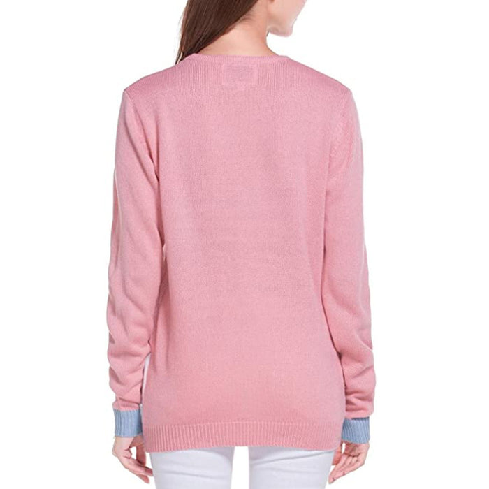 Winter Long Sleeve Loose Round Neck Pullover