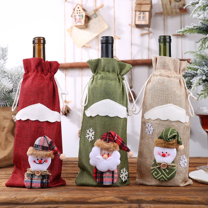 Christmas Decoration Supplies Christmas Bottle Cover