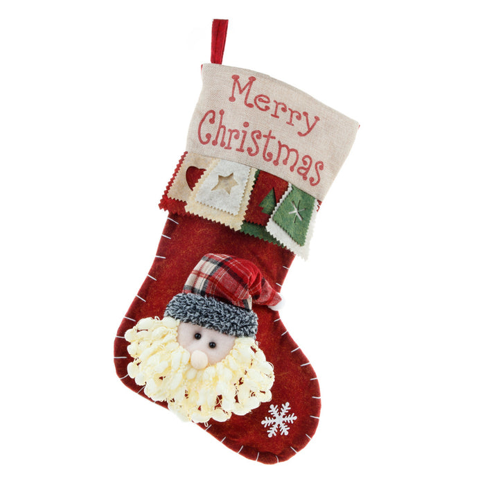 MerryChristmas Santa Snowman Three-dimensional Gift Bag